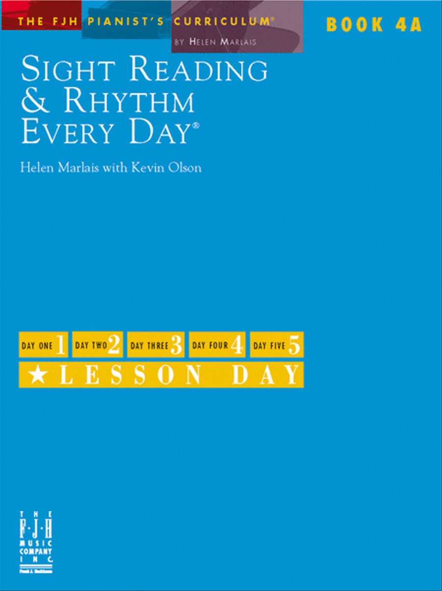 Sight Reading & Rhythm Every Day, Book 4A Piano Method scores gallery preview page 1