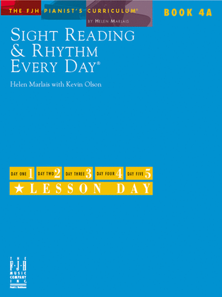Book cover for Sight Reading & Rhythm Every Day, Book 4A