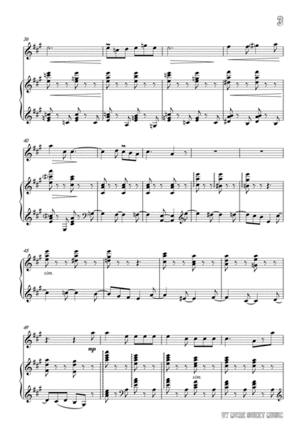 Franck-S'il est un charmant gazon,for Violin and Piano image number null
