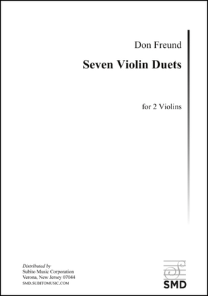 Book cover for Seven Violin Duets