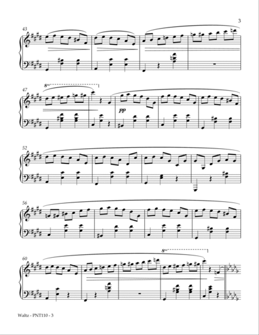 Waltz in C# minor, Opus 64, No 2 Piano Method scores gallery preview page 3