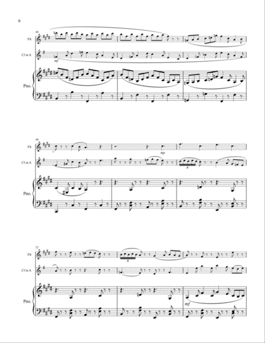 Master's Flute Small Ensemble scores gallery preview page 6