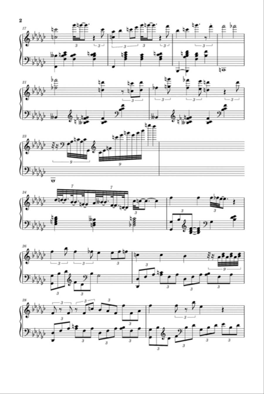 Ylang Ylang Ep Piano Solo scores gallery preview page 2