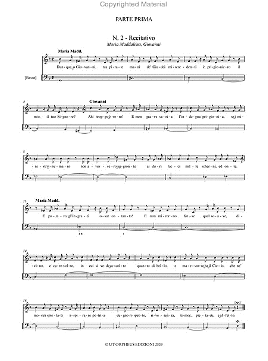 Oratorio di Maria dolorata (Napoli, ca. 1723) for 5 Voices, Choir and Instruments. Critical Edition Choir scores gallery preview page 5