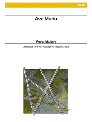 Book cover for Ave Maria for Flute Quartet