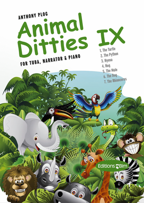 Book cover for Animal Ditties IX