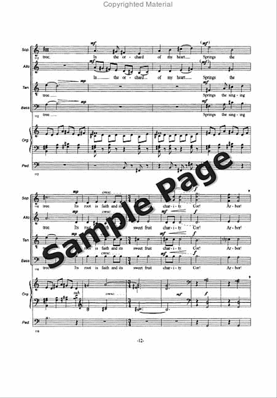 Pilgrim Jesus SSAATTBB scores gallery preview page 17