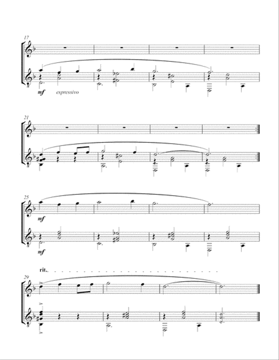 Three Catalan Folk Songs (Flute and Guitar) - Score and Parts Three Catalan Folk Songs (Flute and Guitar) - Score and Parts Flute scores gallery preview page 2
