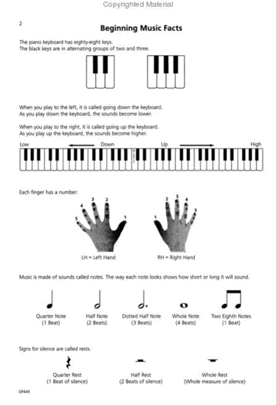 Beginning Piano Repertoire (with CD) Piano Method scores gallery preview page 2