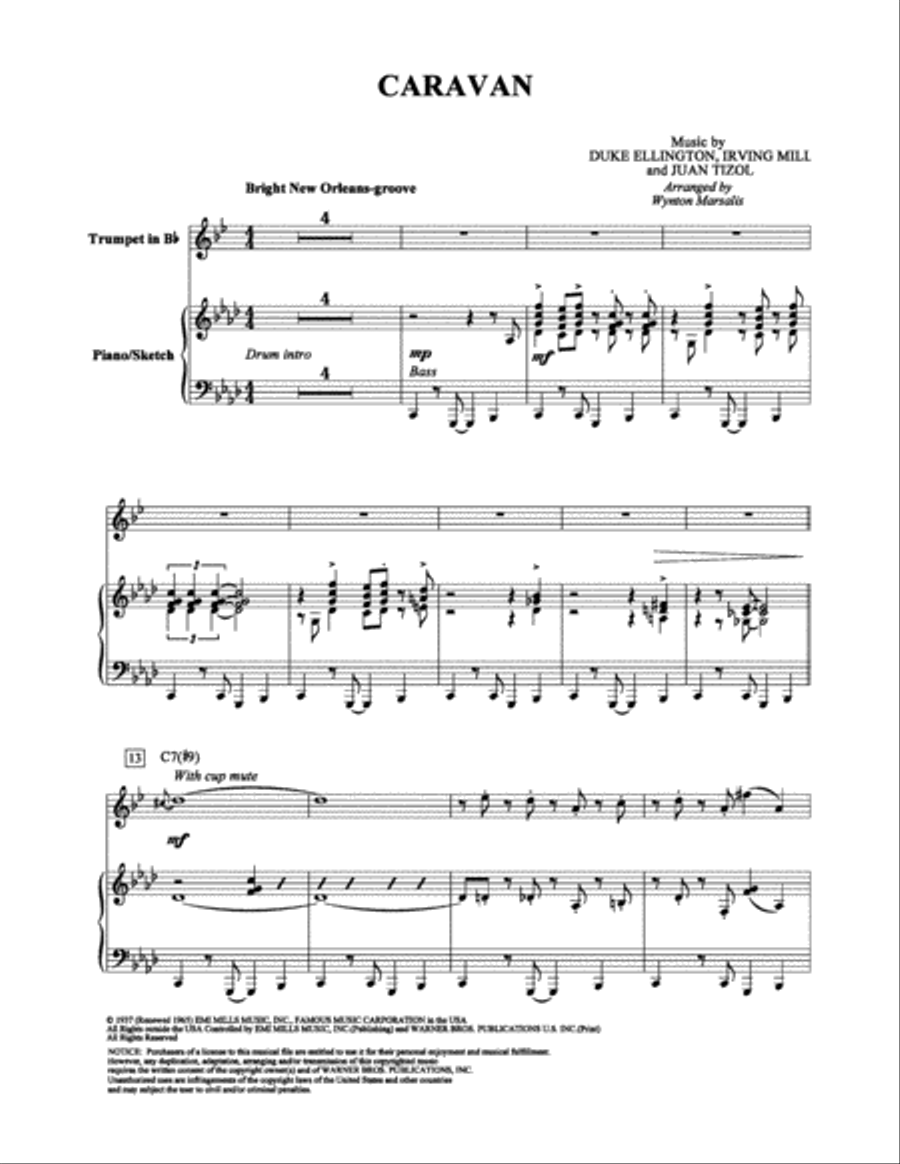 Caravan Small Ensemble scores gallery preview page 1