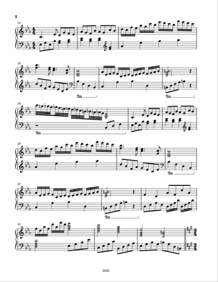 Piano Solo No. 33023 Piano Solo scores gallery preview page 2