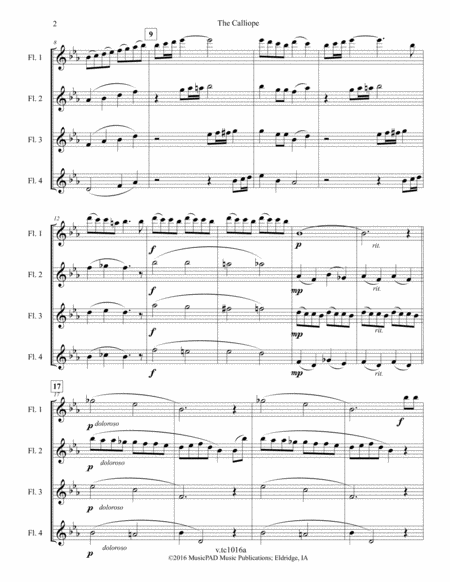 The Calliope (Flute Quartet) image number null