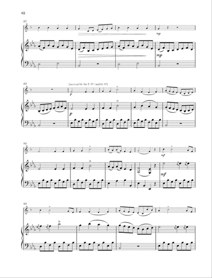 Sonata E-flat major B-Flat Trumpet scores gallery preview page 6