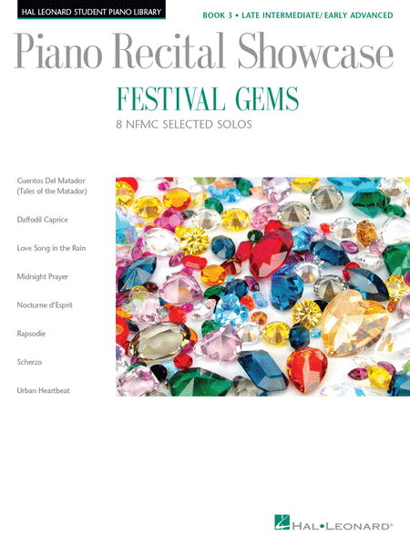 Festival Gems Book 3 - 8 Outstanding NFMC Late Intermediate/Early Advanced Solos