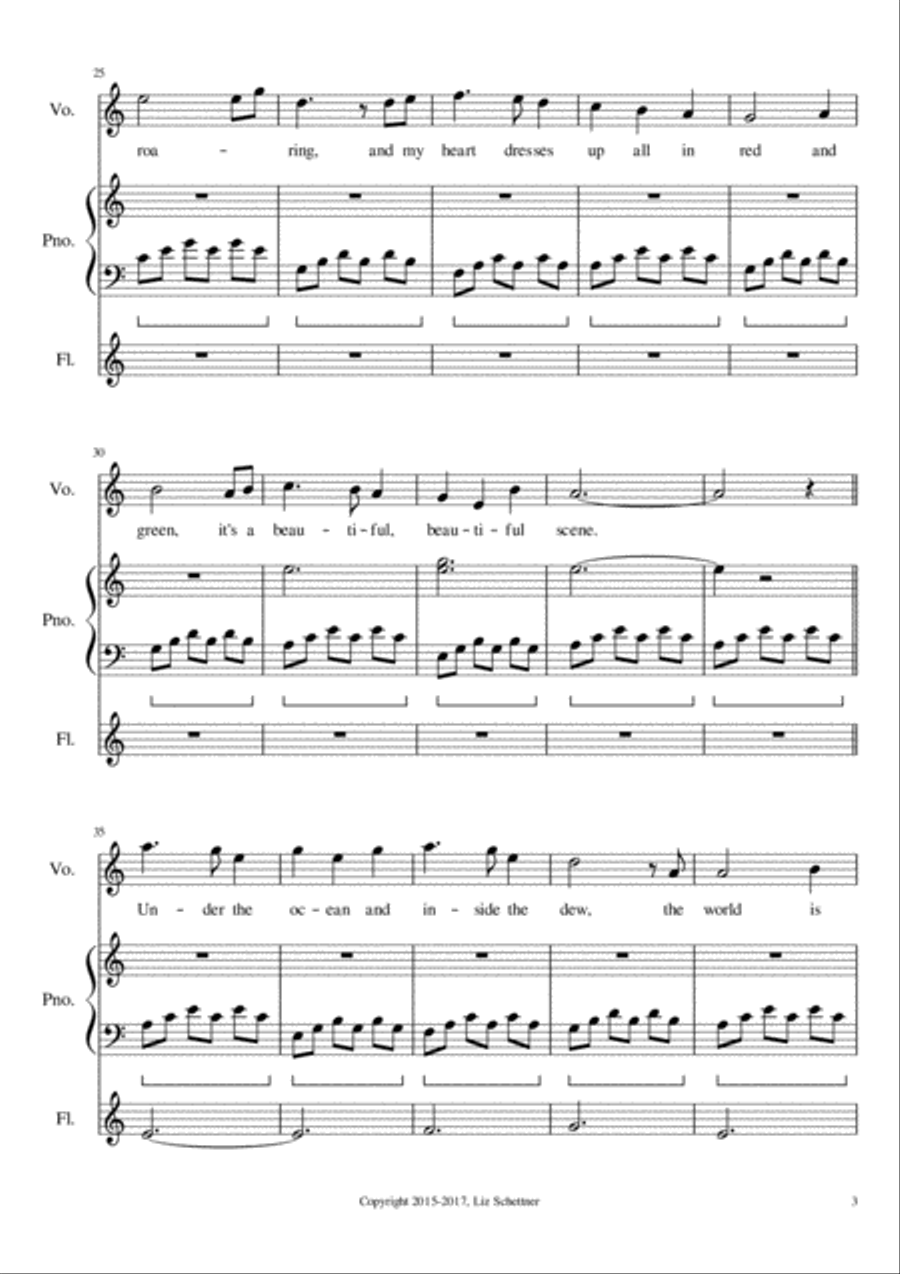 Inside The Dew Inside The Dew Piano, Vocal, Guitar scores gallery preview page 3