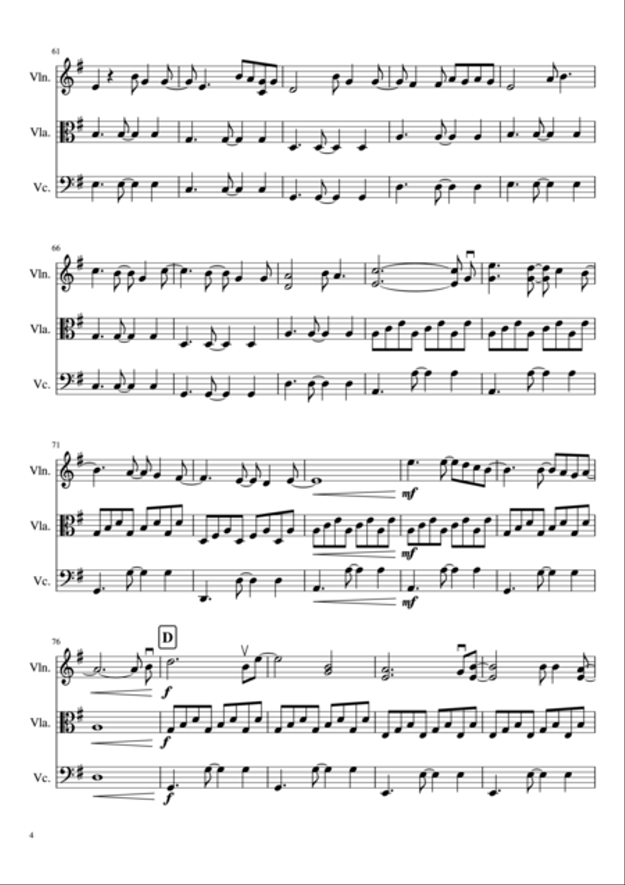 All Of Me All Of Me String Trio scores gallery preview page 5