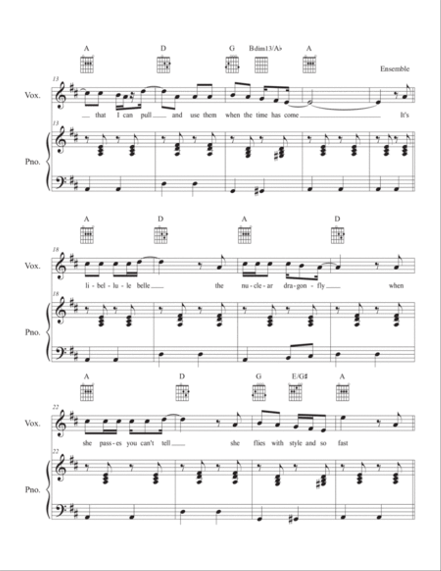 LiBelle Piano, Vocal, Guitar scores gallery preview page 2