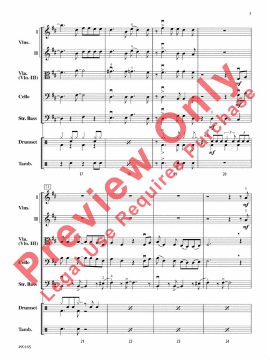 It's All Right String Orchestra scores gallery preview page 6