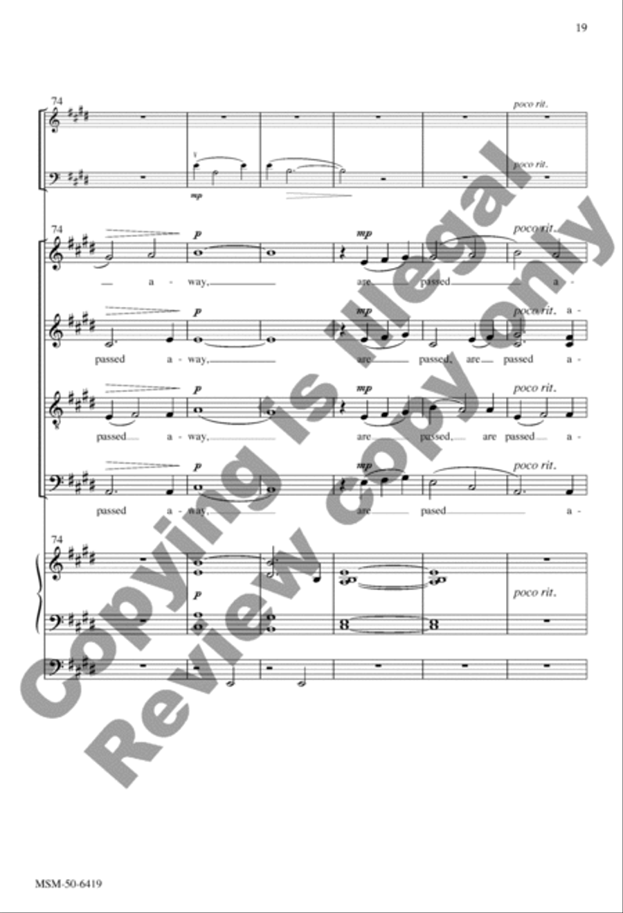 And I Saw a New Heaven (Choral Score) Divisi scores gallery preview page 19