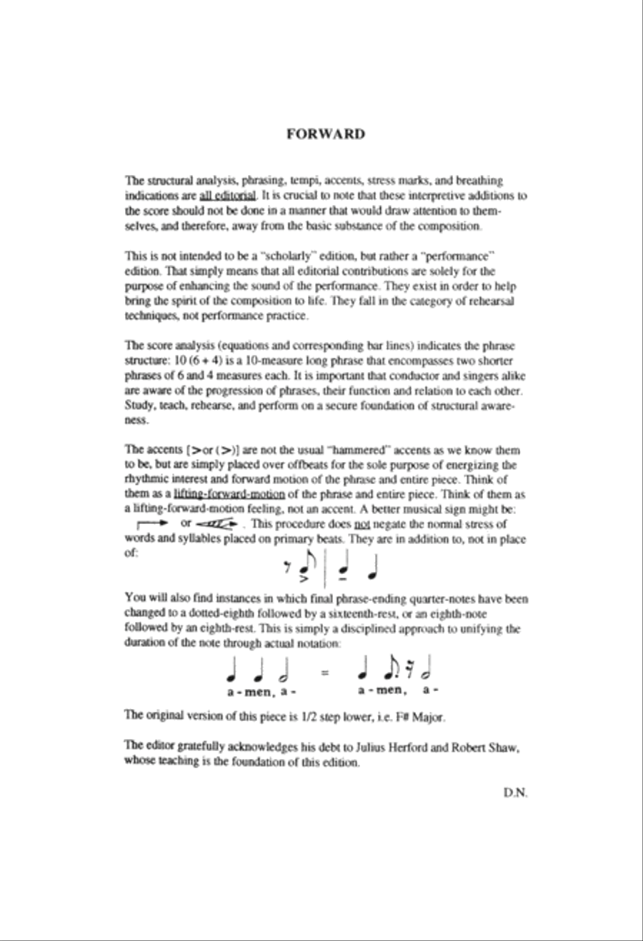 Va Pensiero (from Nabucco) Choir scores gallery preview page 1