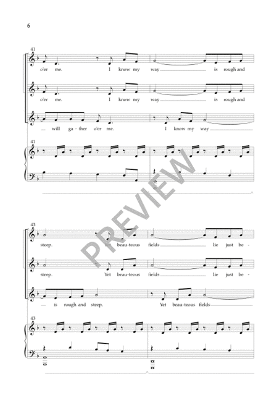 Poor Wayfaring Stranger SSA scores gallery preview page 5