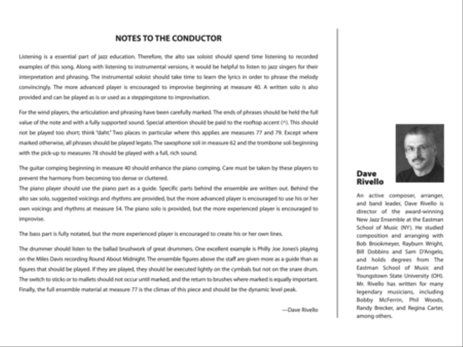 My Foolish Heart Jazz Ensemble scores gallery preview page 16
