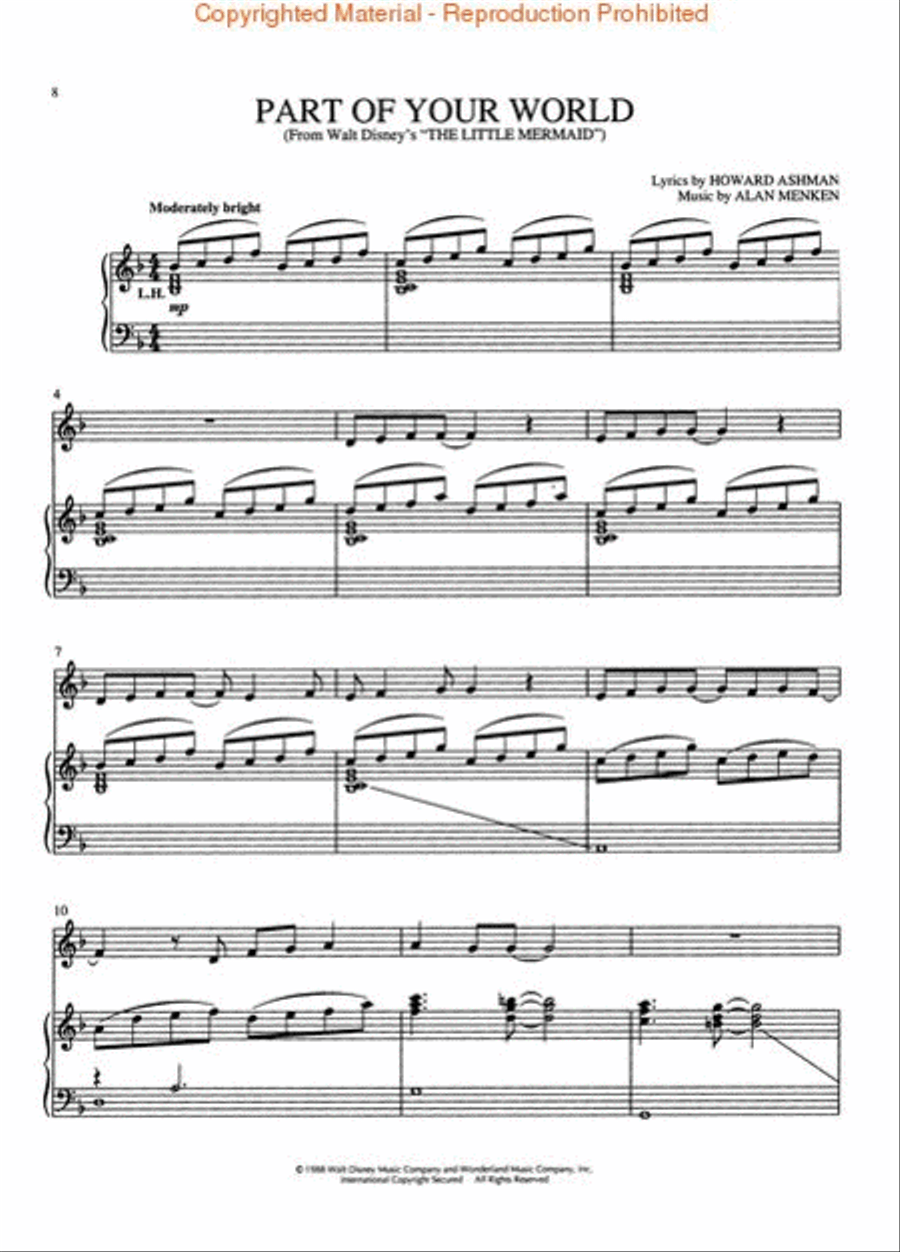 Disney Movie Favorites Piano Accompaniment scores gallery preview page 3