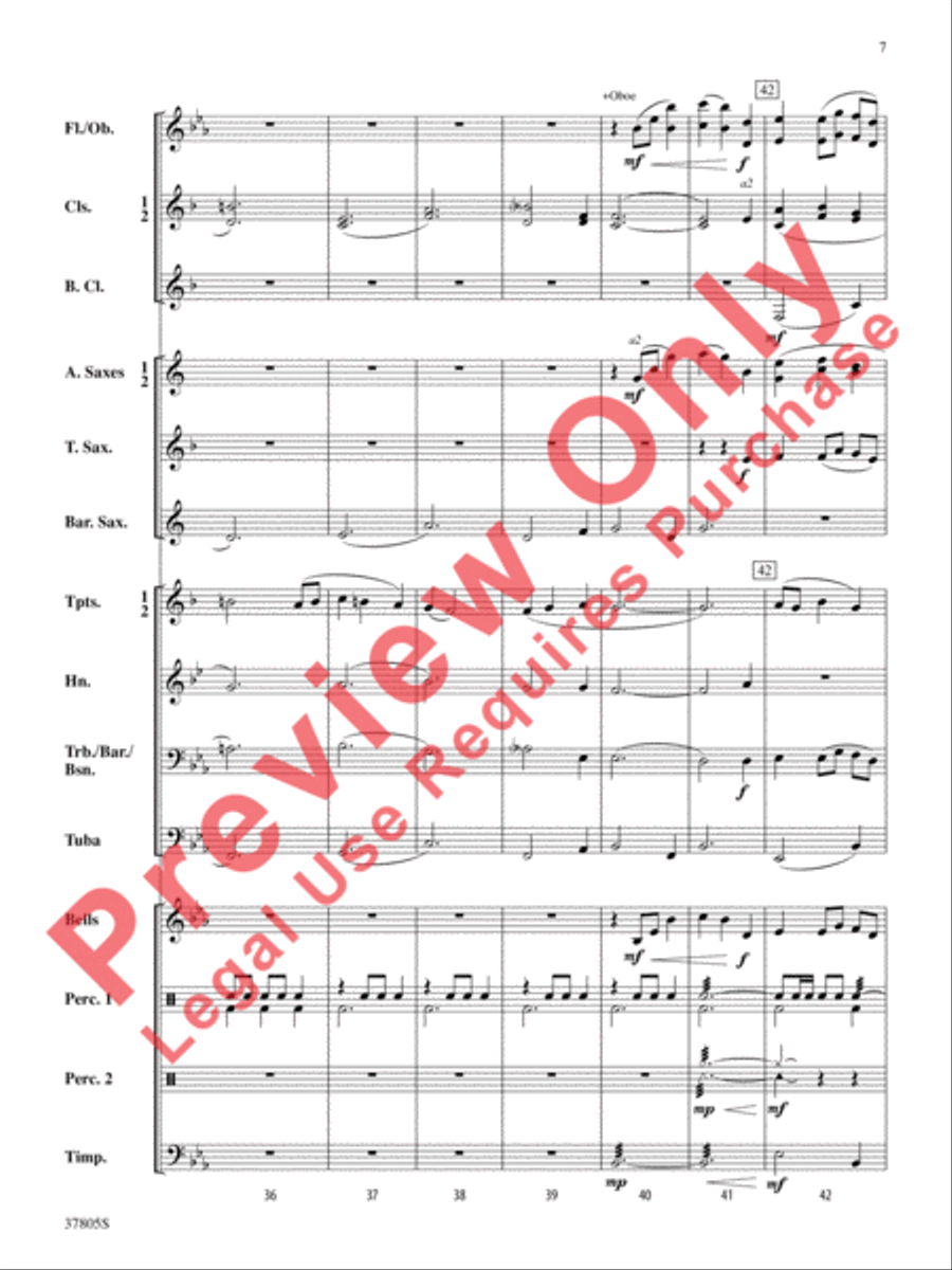 Daydreaming Concert Band scores gallery preview page 8
