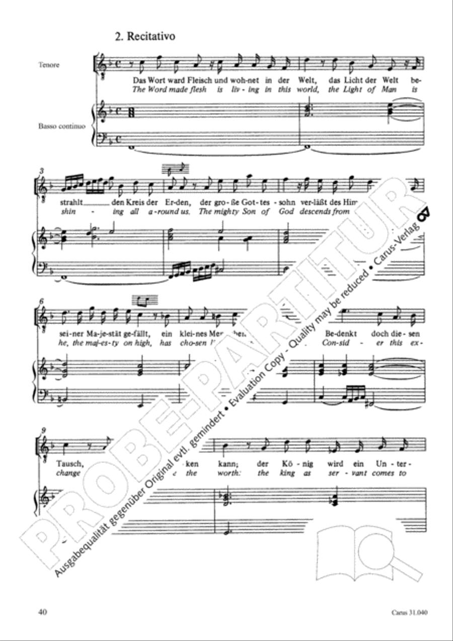 Christ was manifested for this purpose (Dazu ist erschienen der Sohn Gottes) ATB scores gallery preview page 41