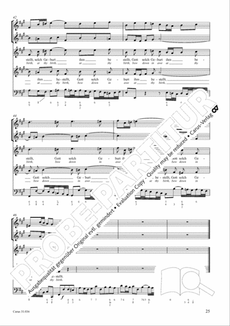 Up joyous raise your song (Schwingt freudig euch empor) 4-Part scores gallery preview page 26