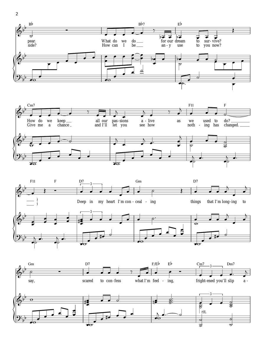 You Must Love Me You Must Love Me Piano, Vocal scores gallery preview page 2
