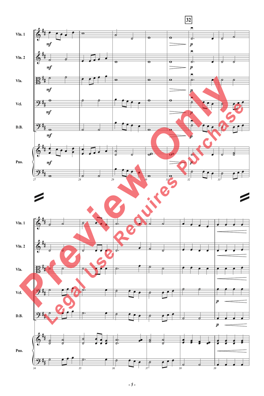 A Breath Of Fresh Air A Breath Of Fresh Air String Orchestra scores gallery preview page 6