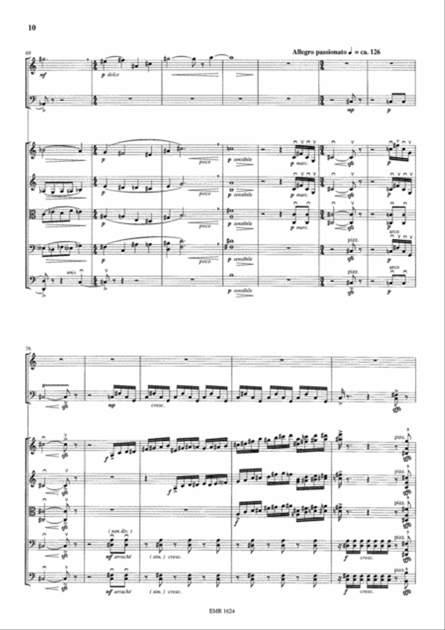 Chant d'Automne String Orchestra scores gallery preview page 10