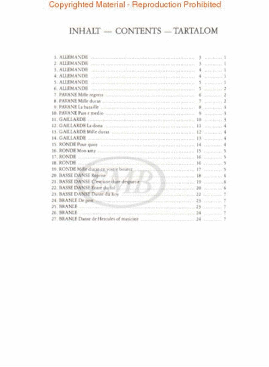 Renaissance Dances for Recorder (or Flute) and Guitar Flute scores gallery preview page 2