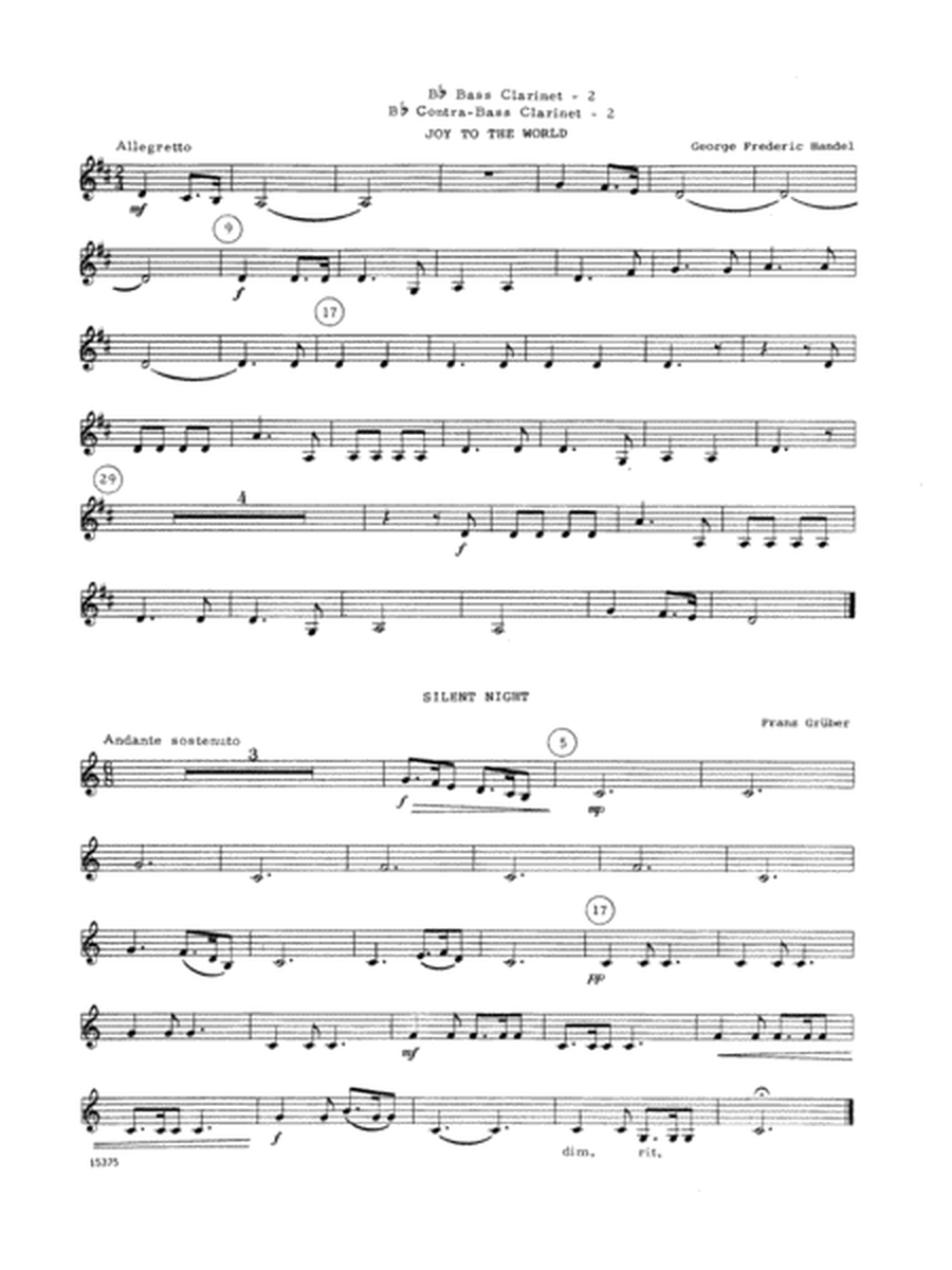 Christmas Carols For Clarinet Choir II - Bb Clarinet/Bass Clarinet