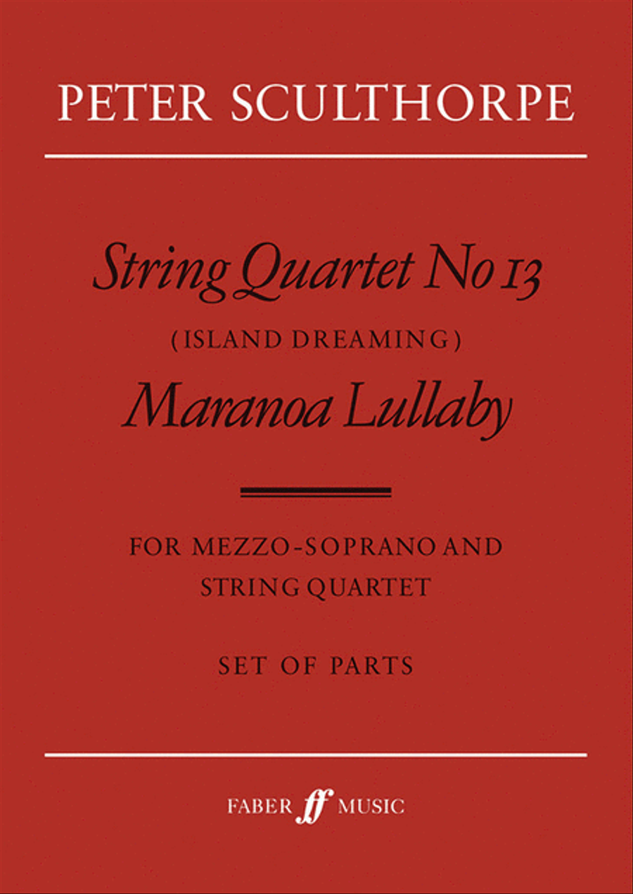 String Quartet No. 13 - Parts String Quartet scores gallery preview page 1