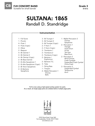 Sultana: 1865: Score