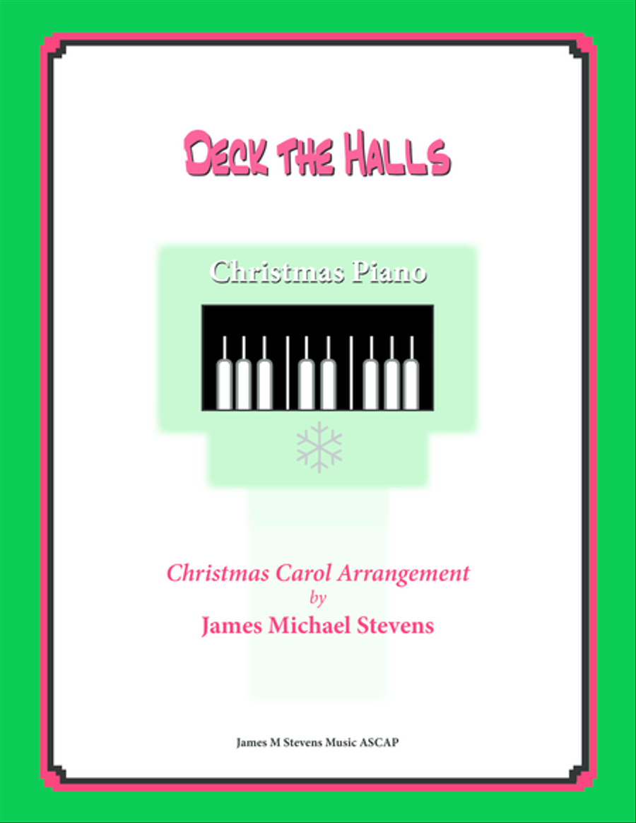 Deck the Halls (Christmas Piano) Piano Solo scores gallery preview page 1