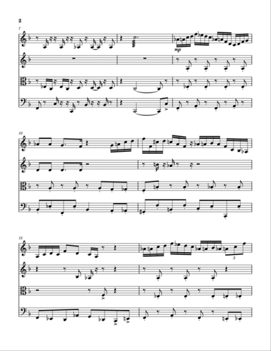 Tom And Jerry Show, The String Quartet scores gallery preview page 3