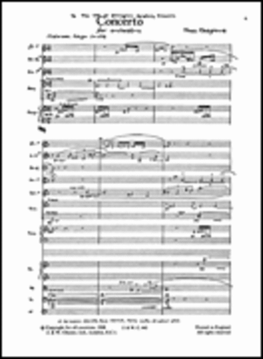 George Dyson: Symphony In G (Study Score) Orchestra scores gallery preview page 1