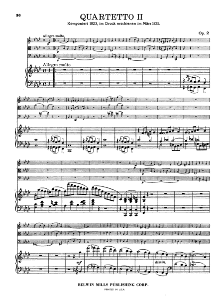 Piano Quartets Op. 2