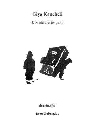 Book cover for 33 Miniatures for Piano