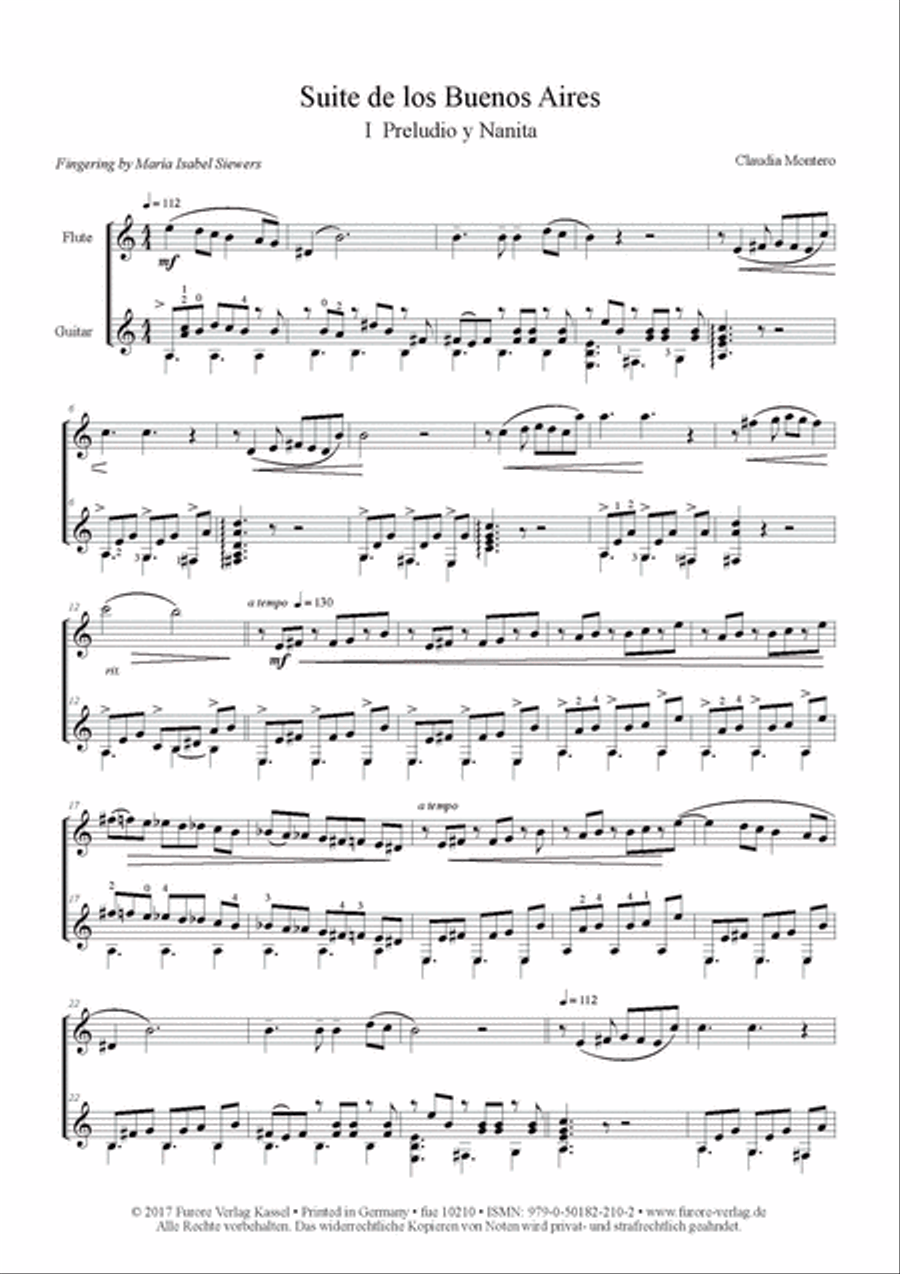 Suite de los Buenos Aires Flute scores gallery preview page 2