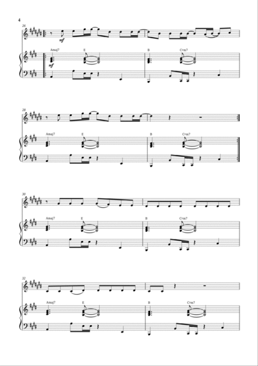 Anti-hero Baritone Saxophone scores gallery preview page 4