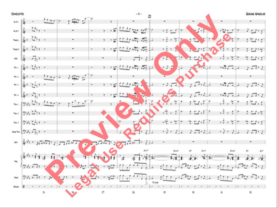 Grease Wheezer Jazz Ensemble scores gallery preview page 7