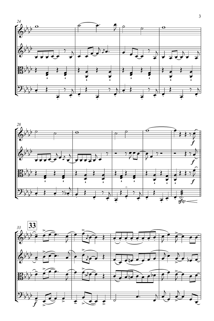 Lemon Tree String Quartet scores gallery preview page 3