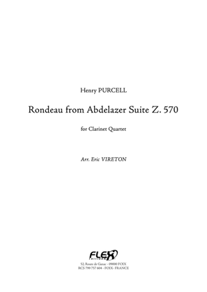 Book cover for Rondeau from Abdlazer Suite Z. 570