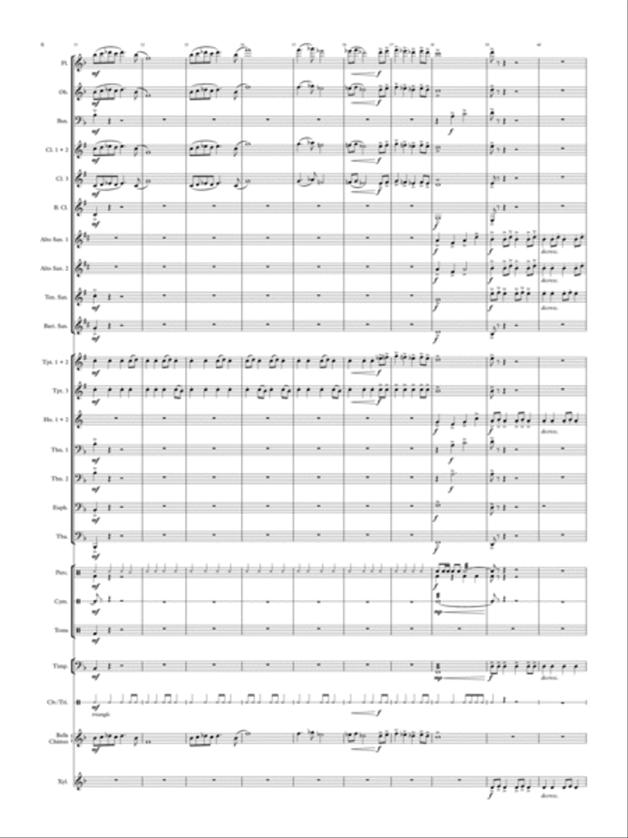 Shadowlands - for concert band Concert Band scores gallery preview page 6