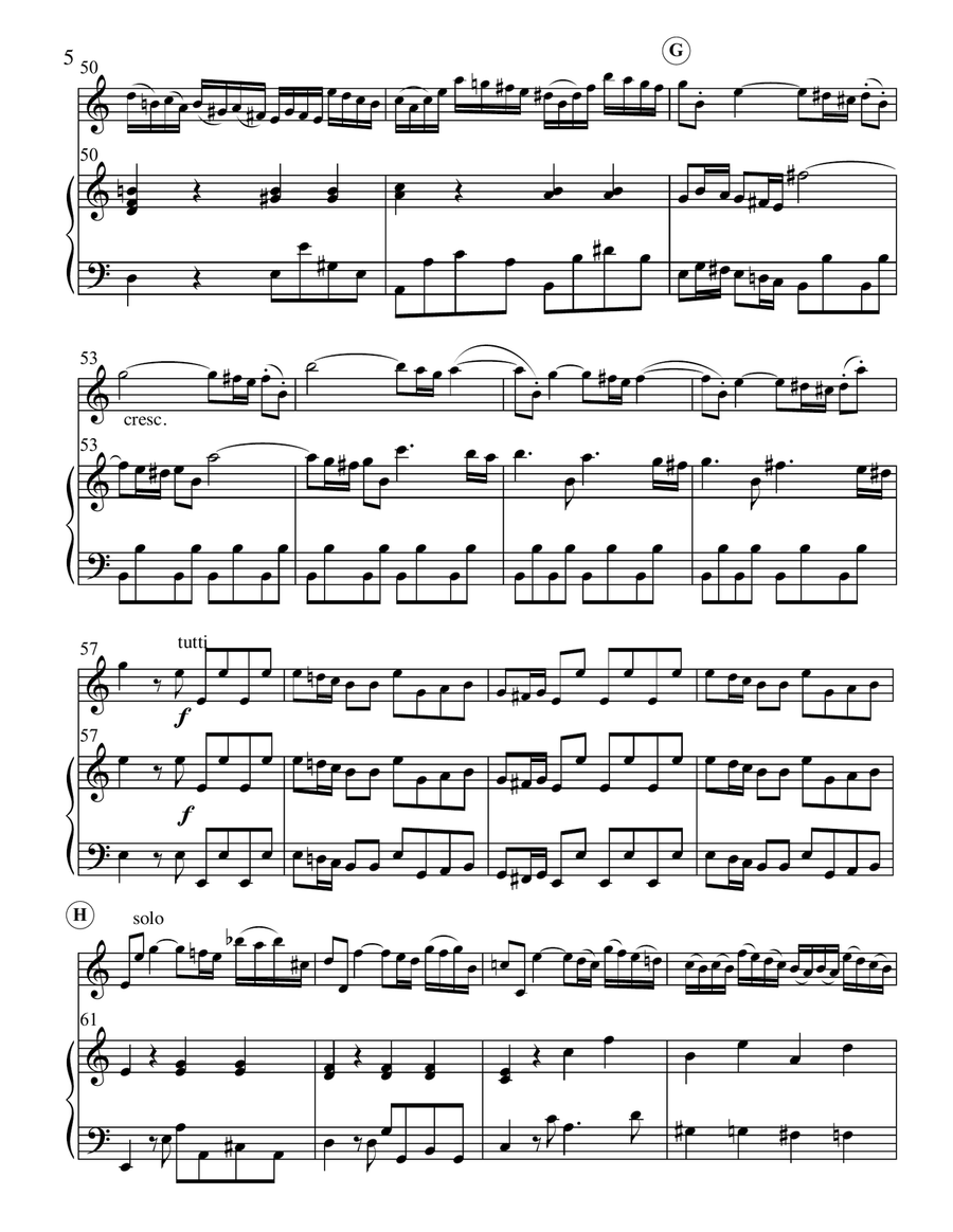 Violin Concerto in a minor F1 #183 Violin Concerto in a minor F1 #183 String Duet scores gallery preview page 5