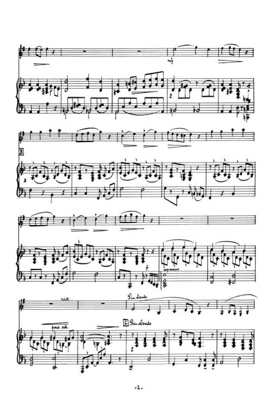 Carezzevole Flute Solo scores gallery preview page 2